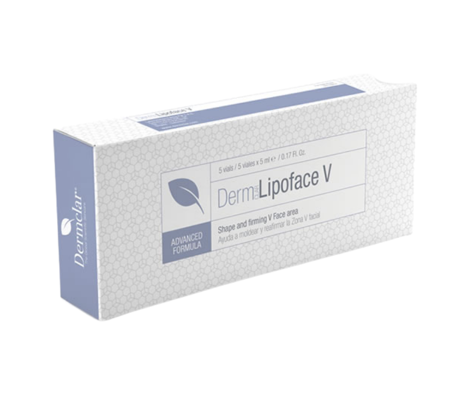 Dermclar Lipoface V – Definición Facial y Reducción de Papada (5 Viales x 5 ml)