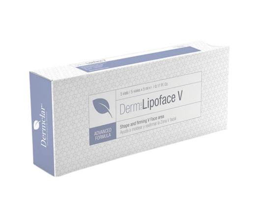 Dermclar Lipoface V – Definición Facial y Reducción de Papada (5 Viales x 5 ml)