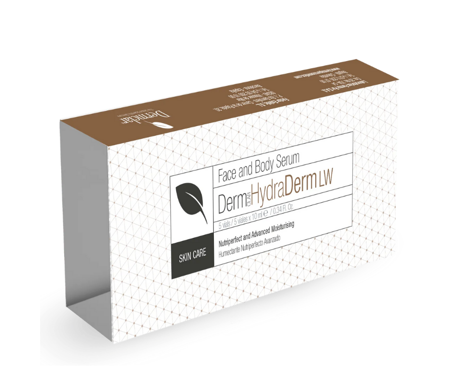 Dermclar Hydraderm LW – Hidratación Profunda y Antienvejecimiento (5 Viales x 10 ml)