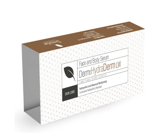 Dermclar Hydraderm LW – Hidratación Profunda y Antienvejecimiento (5 Viales x 10 ml)