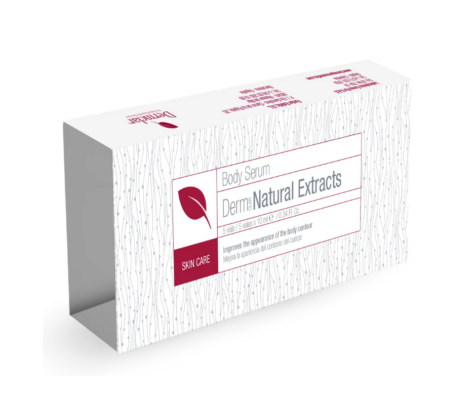 Dermclar Natural Extracts – Reducción, Tonificación y Reparación Tisular (5 Viales x 10 ml)