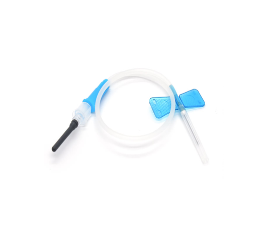 Aguja Mariposa Desechable para Toma de Muestras – 23G (Color Azul)